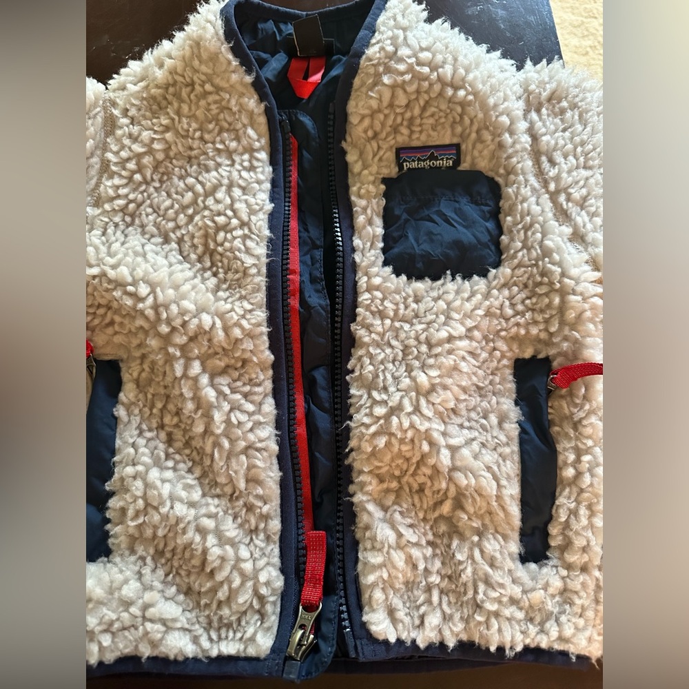 Patagonia Baby Retro-X Fleece Jacket. Size 2T - Picture 8 of 10